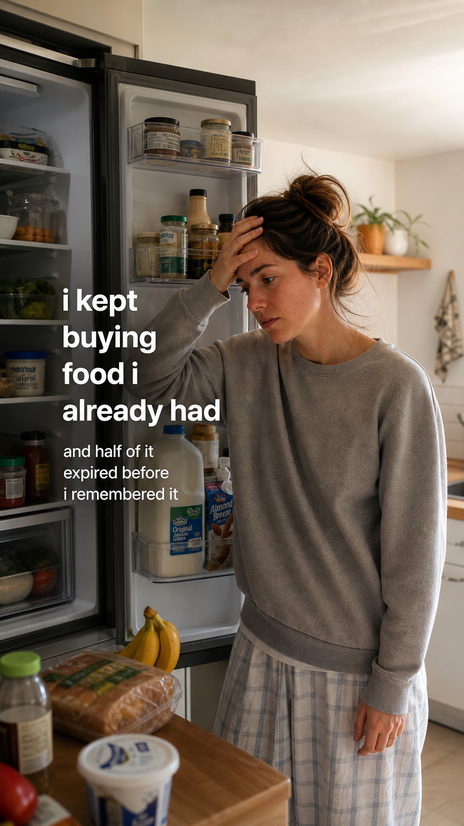 A fridge scene showing the problem MODUS helps solve